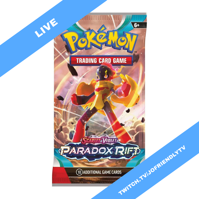 POKÉMON TCG Scarlet & Violet 4 Paradox Rift Booster Pack (LIVE)