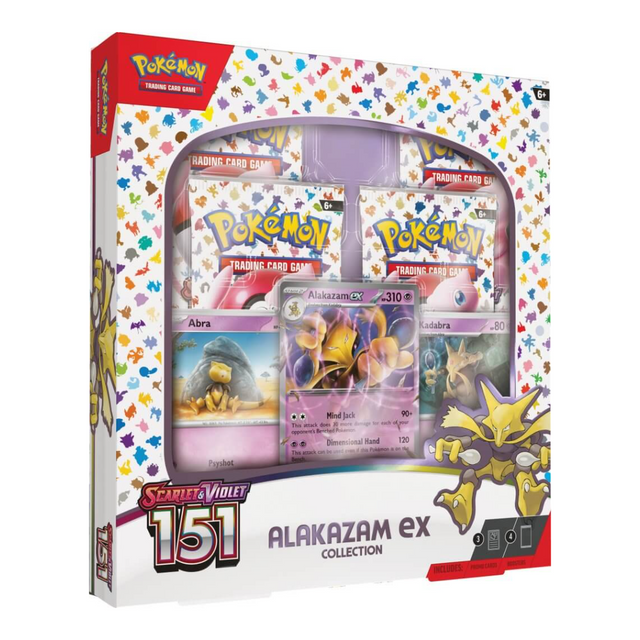 Pokémon TCG: Scarlet & Violet 151 Collection—Alakazam ex - Friendly Collectibles