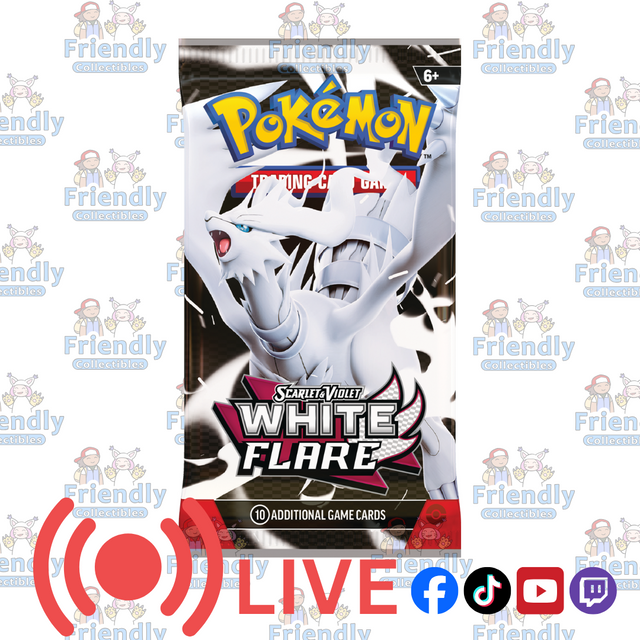 POKÉMON TCG Scarlet & Violet White Flare Booster Pack (LIVE)