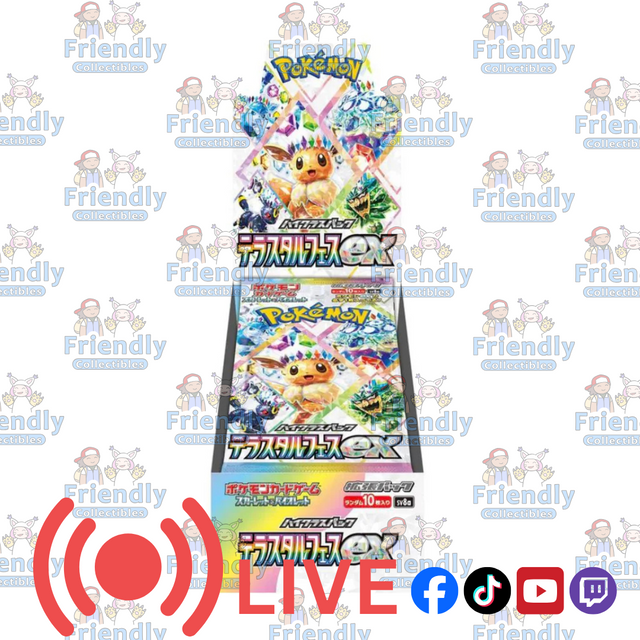 Pokemon TCG Terastal Festival Ex Booster Box sv8a Japanese (LIVE)
