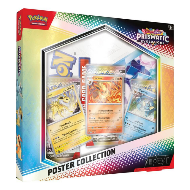 Pokémon TCG: Scarlet & Violet 8.5 Prismatic Evolutions Poster Collection