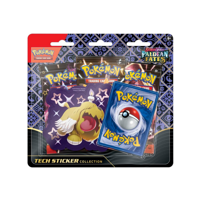 Pokémon TCG: Scarlet & Violet Paldean Fates Tech Sticker Blister - Friendly Collectibles