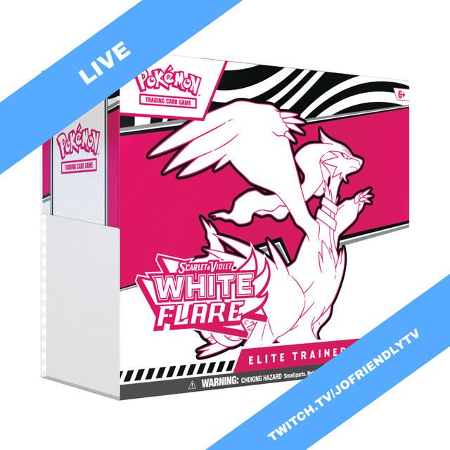 POKÉMON TCG Scarlet & Violet White Flare Elite Trainer Box (LIVE)