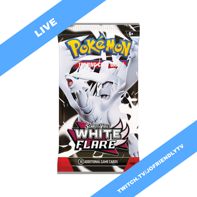 POKÉMON TCG Scarlet & Violet White Flare Booster Pack (LIVE)