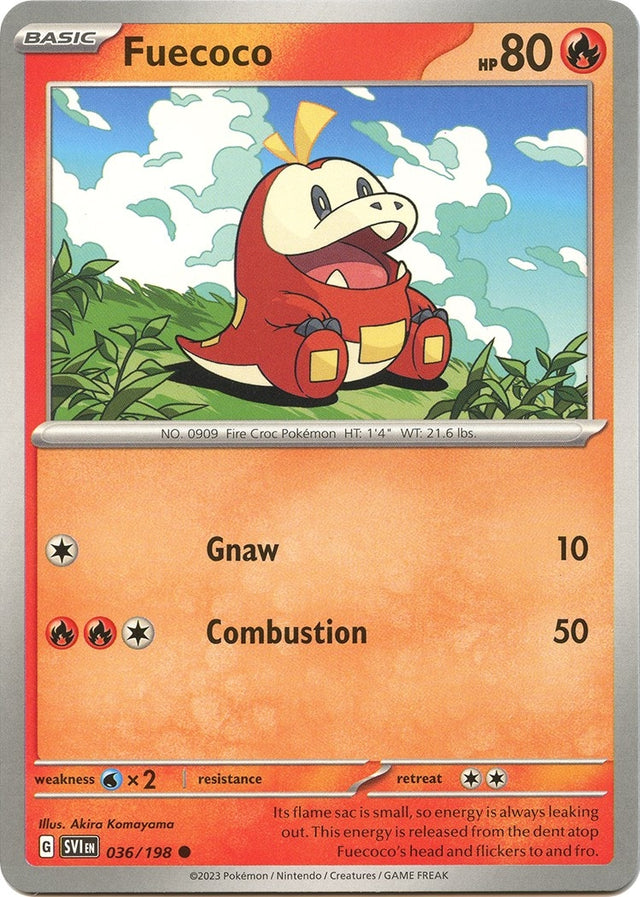 Image for Fuecoco (036/198) (SVI) - Pokemon