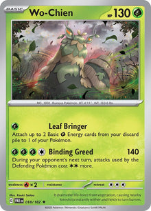 Image for Wo-Chien (018/182) (PAR) - Pokemon