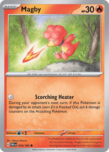 Image for Magby (019/182) (PAR) - Pokemon