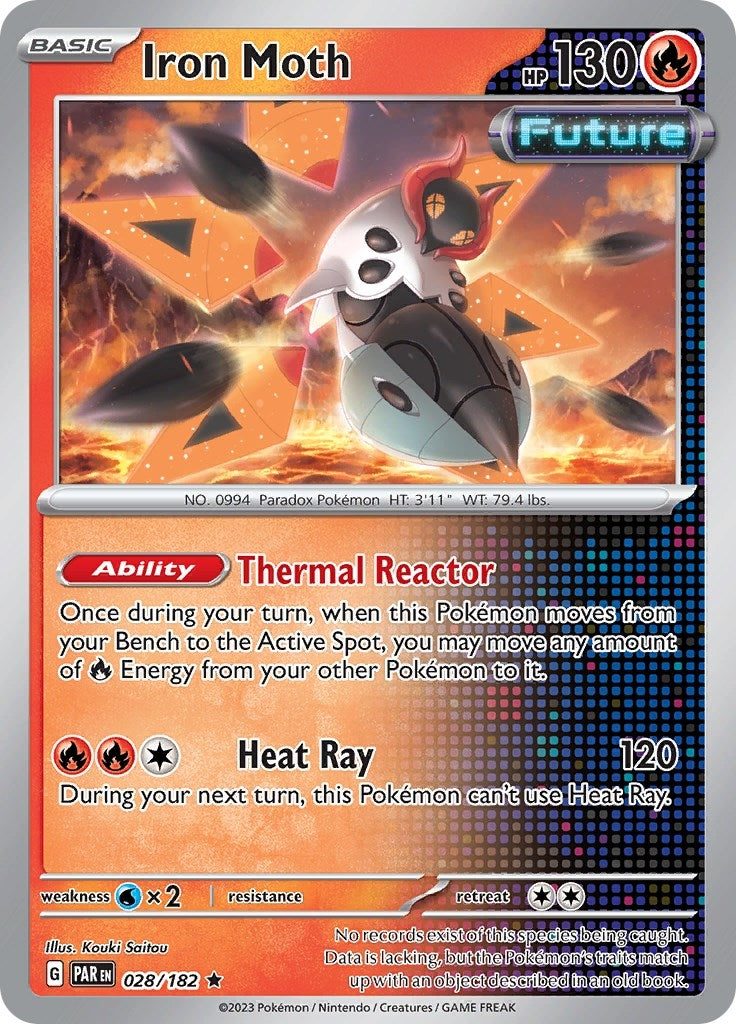 Image for Iron Moth (028/182) (PAR) - Pokemon