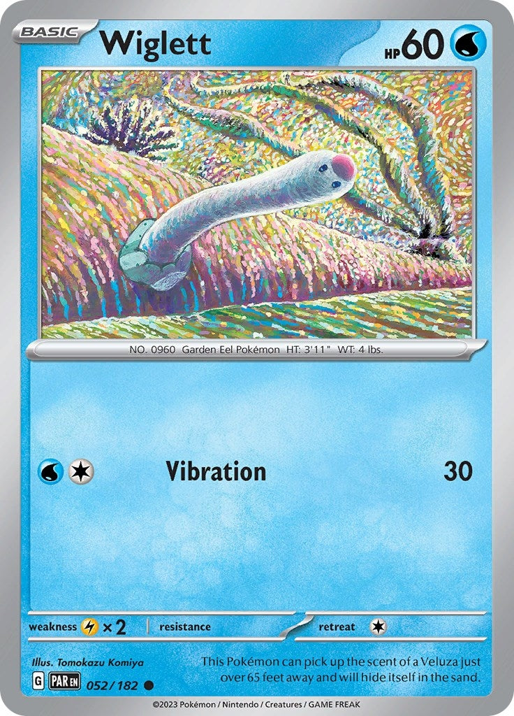 Image for Wiglett (052/182) (PAR) - Pokemon