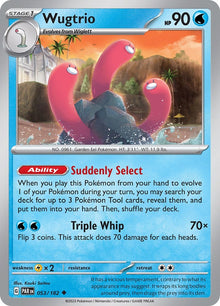 Image for Wugtrio (053/182) (PAR) - Pokemon