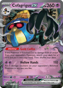Image for Cofagrigus ex (076/182) (PAR) - Pokemon