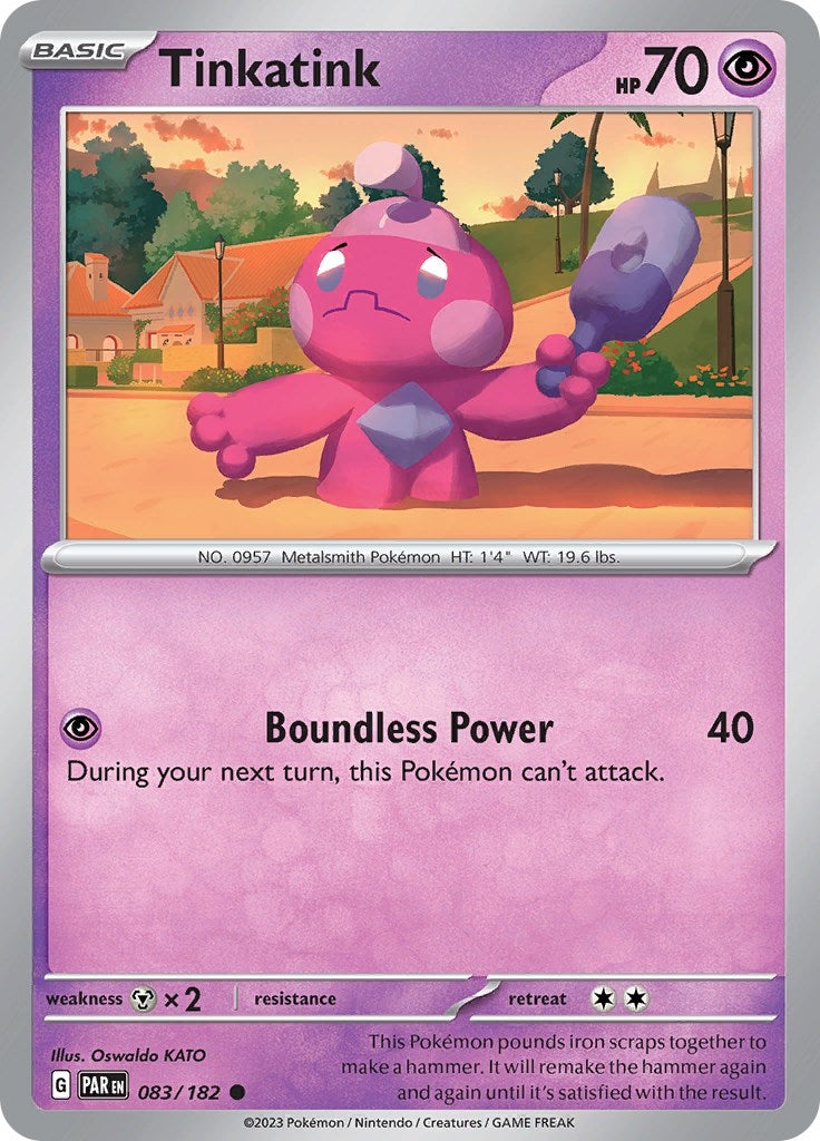 Image for Tinkatink (083/182) (PAR) - Pokemon