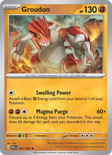Image for Groudon (093/182) (PAR) - Pokemon