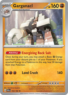 Image for Garganacl (104/182) (PAR) - Pokemon
