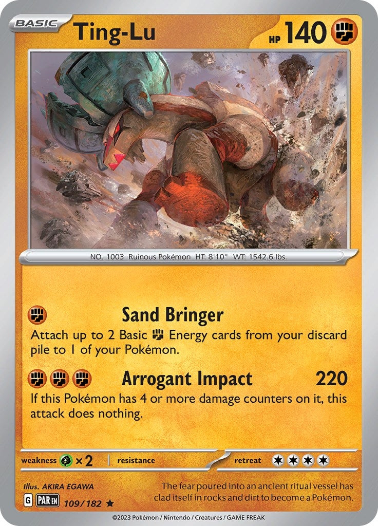 Image for Ting-Lu (109/182) (PAR) - Pokemon