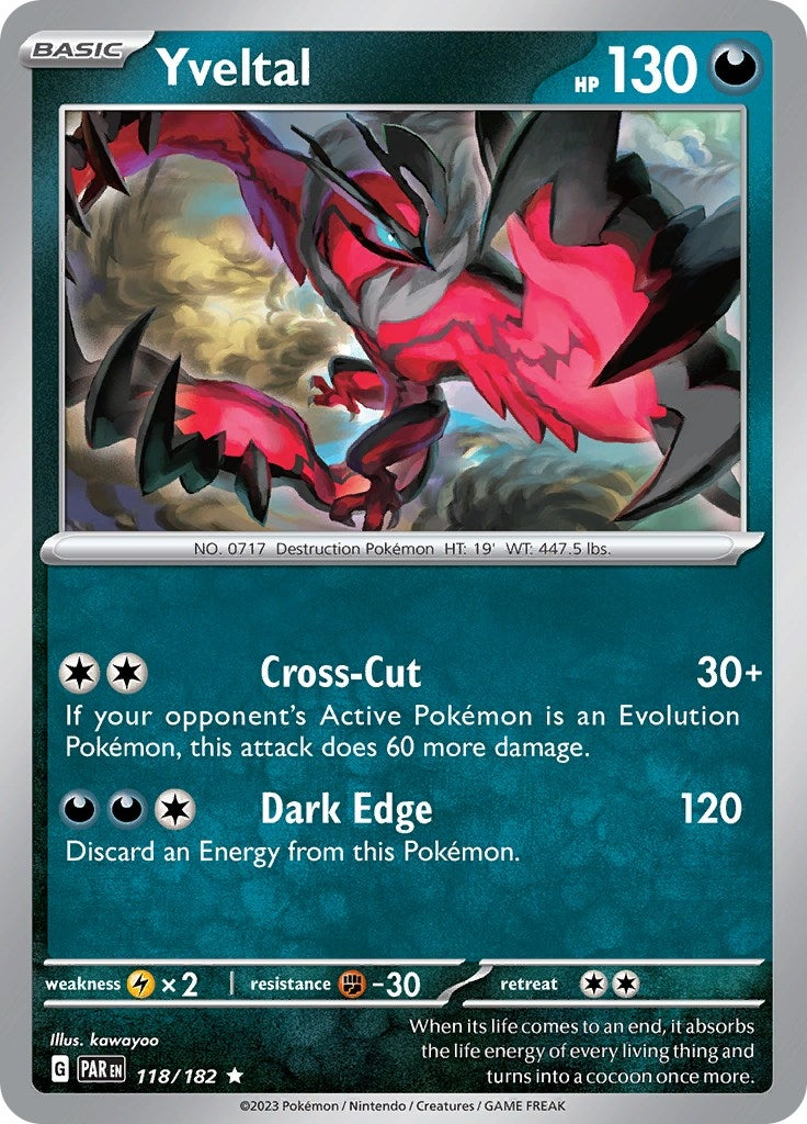 Image for Yveltal (118/182) (PAR) - Pokemon