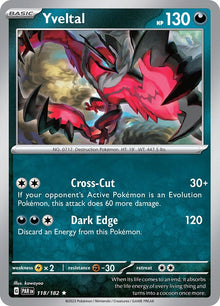 Image for Yveltal (118/182) (PAR) - Pokemon
