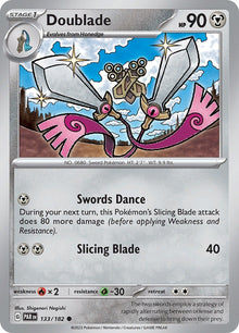 Image for Doublade (133/182) (PAR) - Pokemon