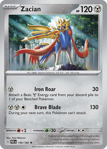 Image for Zacian (136/182) (PAR) - Pokemon