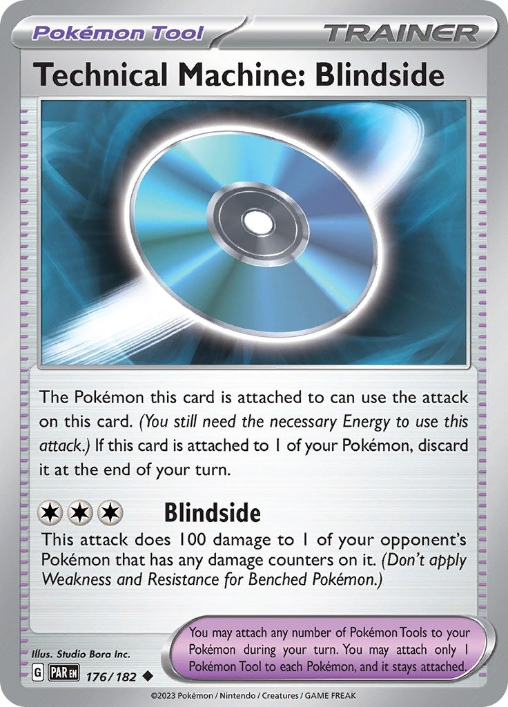 Image for Technical Machine: Blindside (176/182) (PAR) - Pokemon