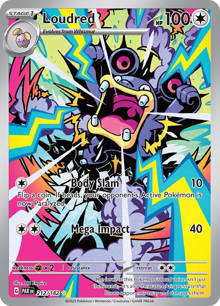 Image for Loudred (212/182) (PAR) - Pokemon