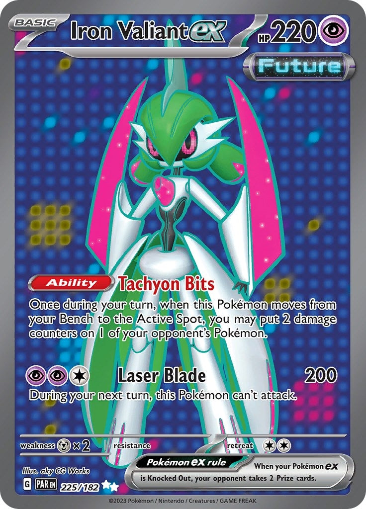 Image for Iron Valiant ex (225/182) (PAR) - Pokemon