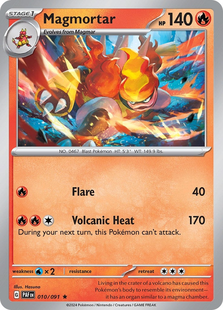 Image for Magmortar (010/091) (PAF) - Pokemon