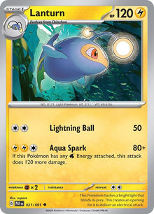 Image for Lanturn (021/091) (PAF) - Pokemon