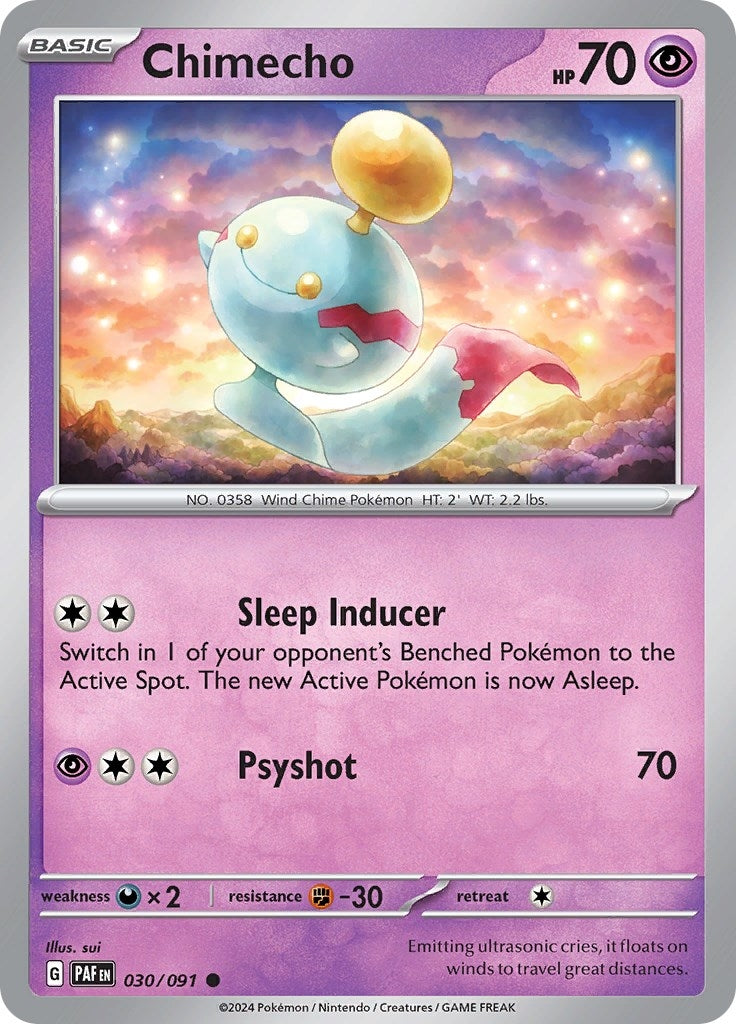 Image for Chimecho (030/091) (PAF) - Pokemon