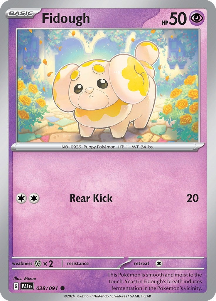 Image for Fidough (038/091) (PAF) - Pokemon