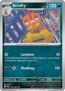 Image for Scrafty (061/091) (PAF) - Pokemon