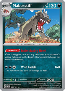 Image for Mabosstiff (063/091) (PAF) - Pokemon