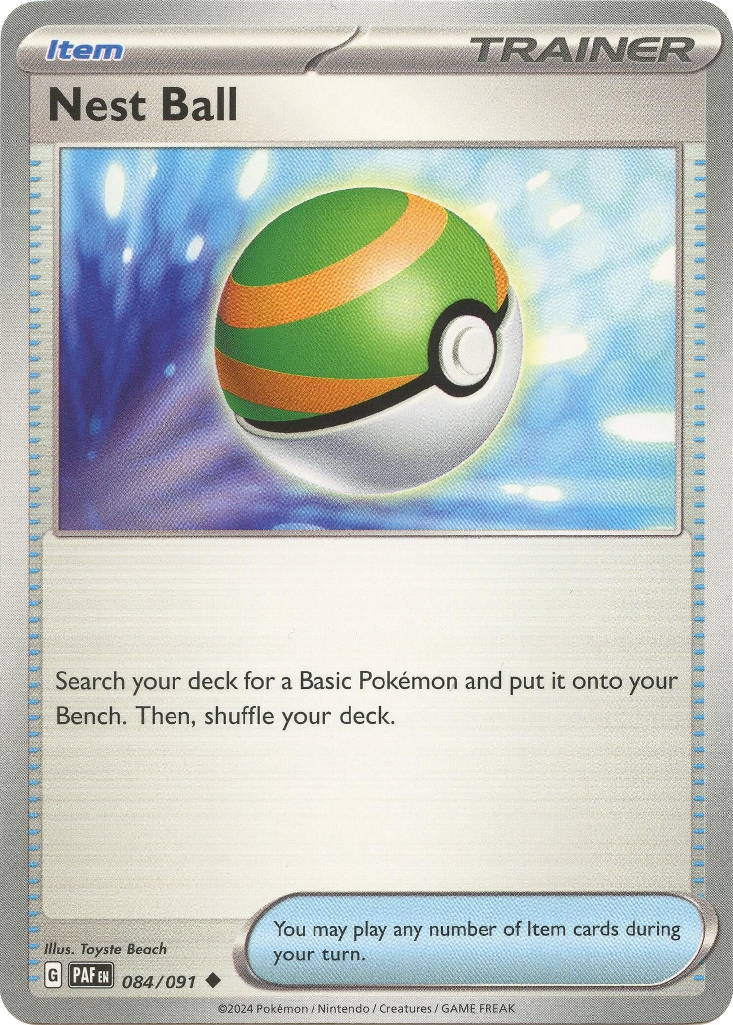 Image for Nest Ball (084/091) (PAF) - Pokemon