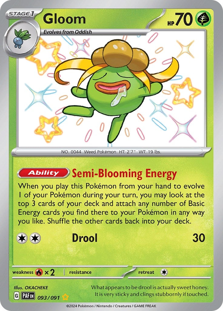 Image for Gloom (093/091) (PAF) - Pokemon