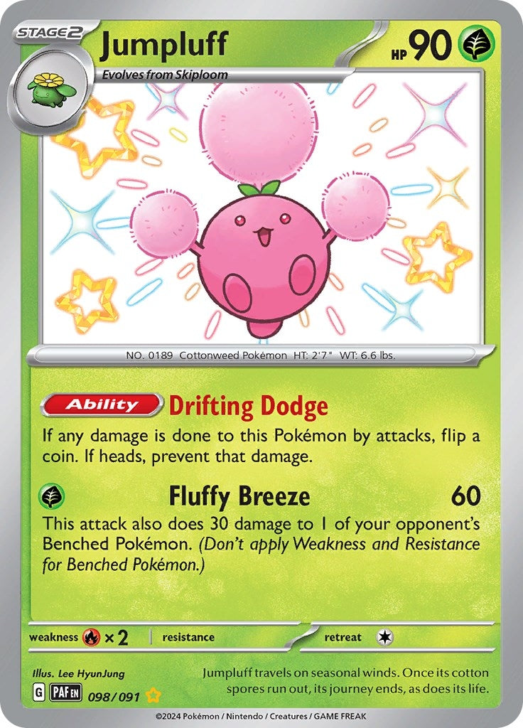 Image for Jumpluff (098/091) (PAF) - Pokemon