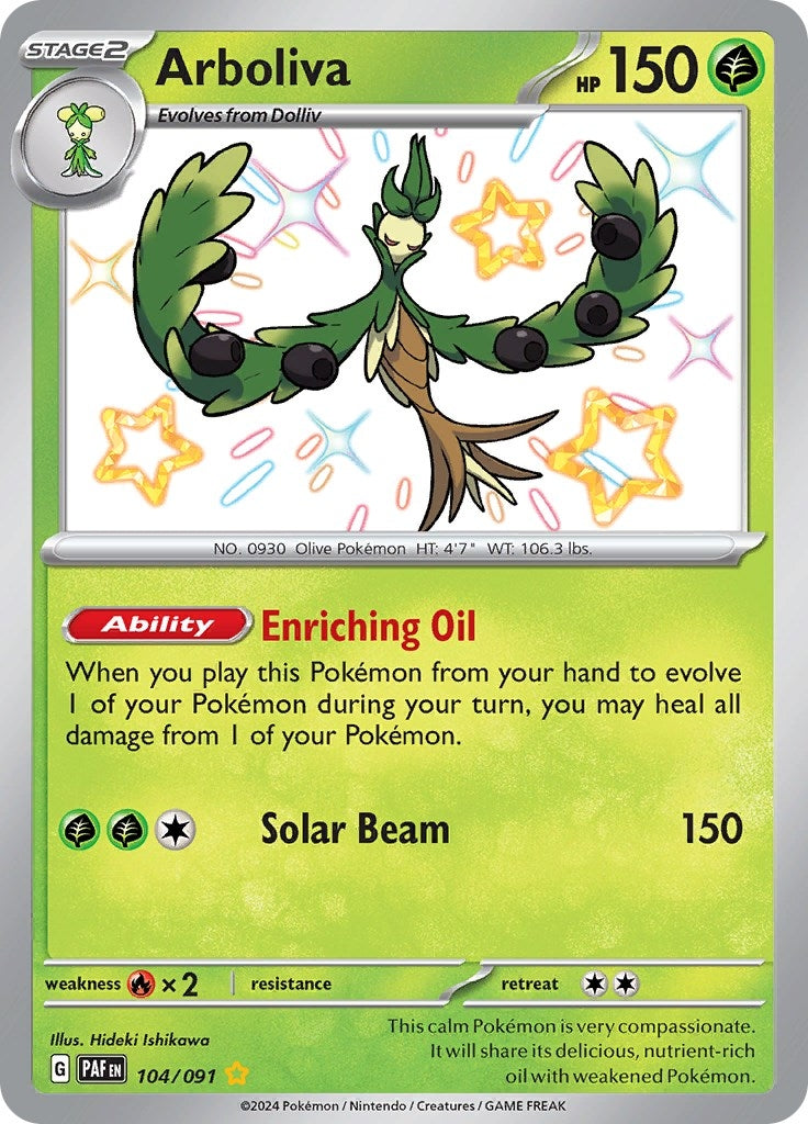 Image for Arboliva (104/091) (PAF) - Pokemon
