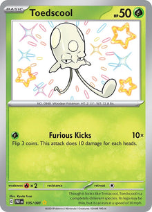 Image for Toedscool (105/091) (PAF) - Pokemon