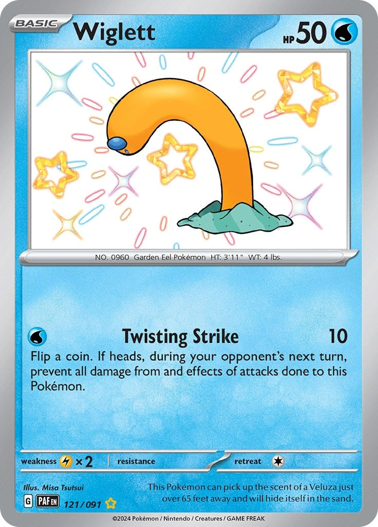 Image for Wiglett (121/091) (PAF) - Pokemon