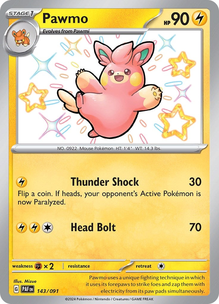 Image for Pawmo (143/091) (PAF) - Pokemon