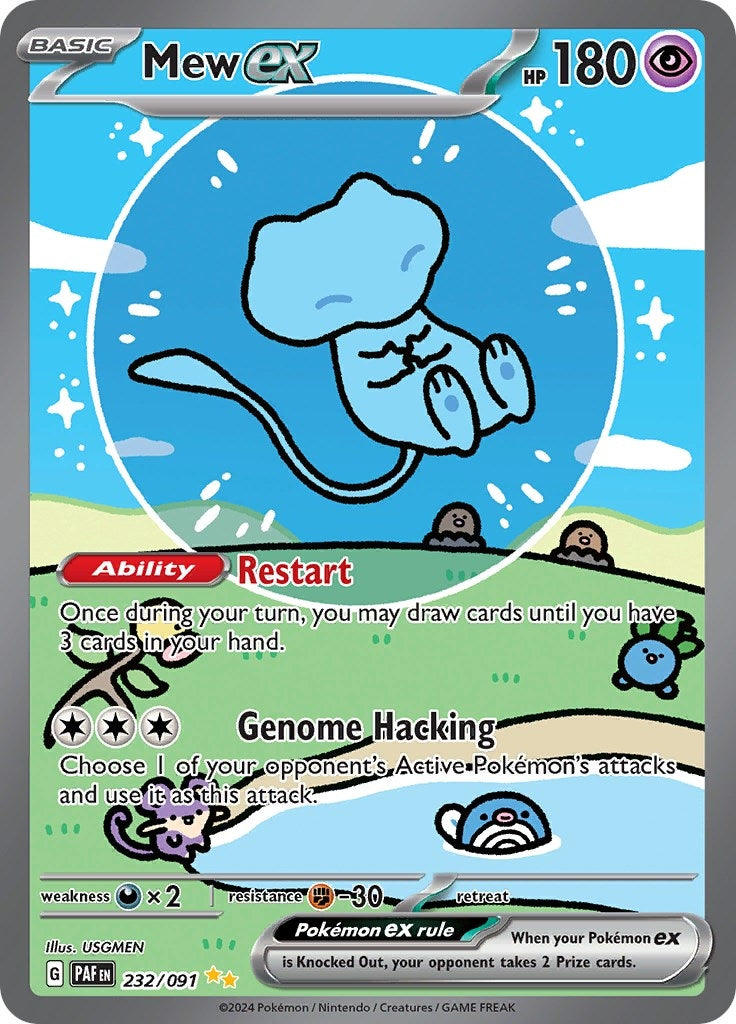 Image for Mew ex (232/091) (PAF) - Pokemon