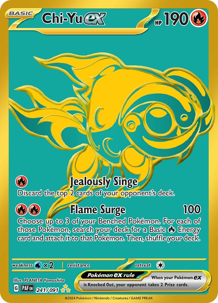Image for Chi-Yu ex (241/091) (PAF) - Pokemon