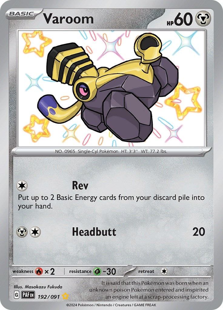 Image for Varoom (192/091) (PAF) - Pokemon
