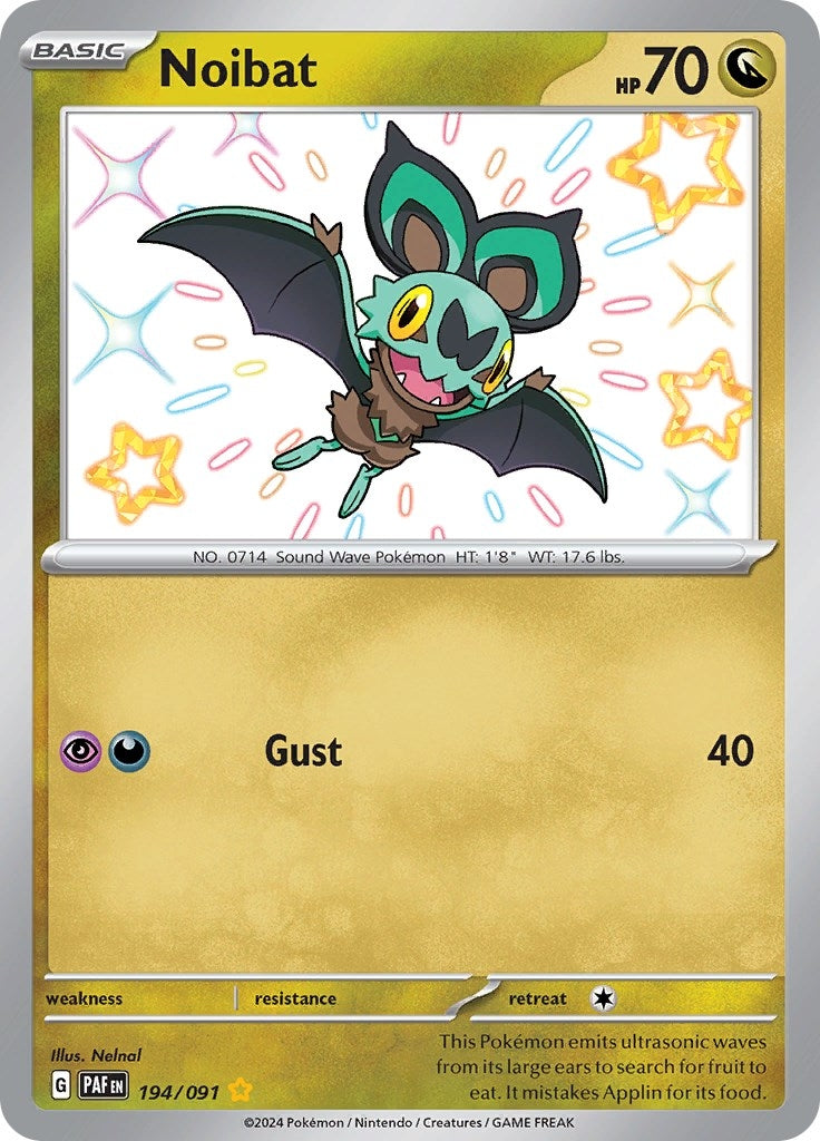 Image for Noibat (194/091) (PAF) - Pokemon