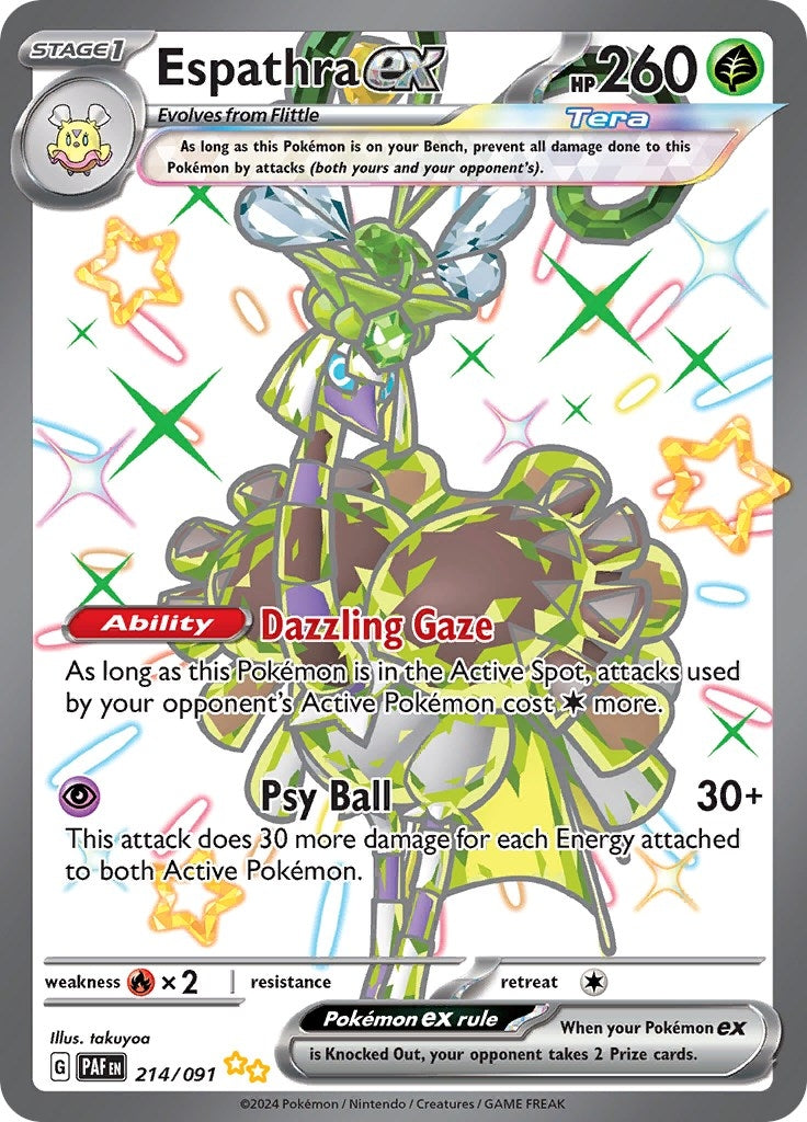 Image for Espathra ex (214/091) (PAF) - Pokemon