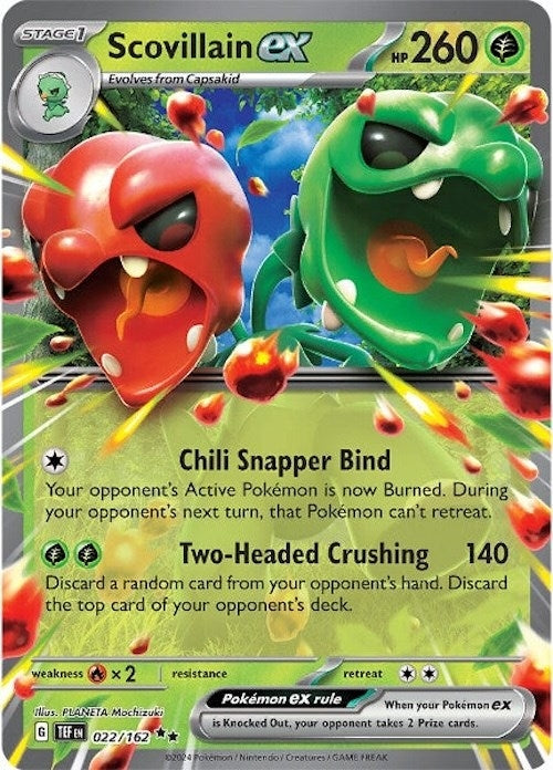 Image for Scovillain ex (022/162) (TEF) - Pokemon