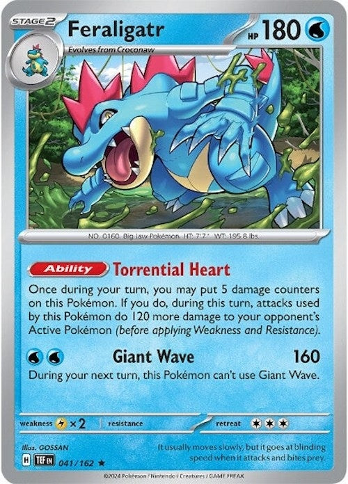 Image for Feraligatr (041/162) (TEF) - Pokemon