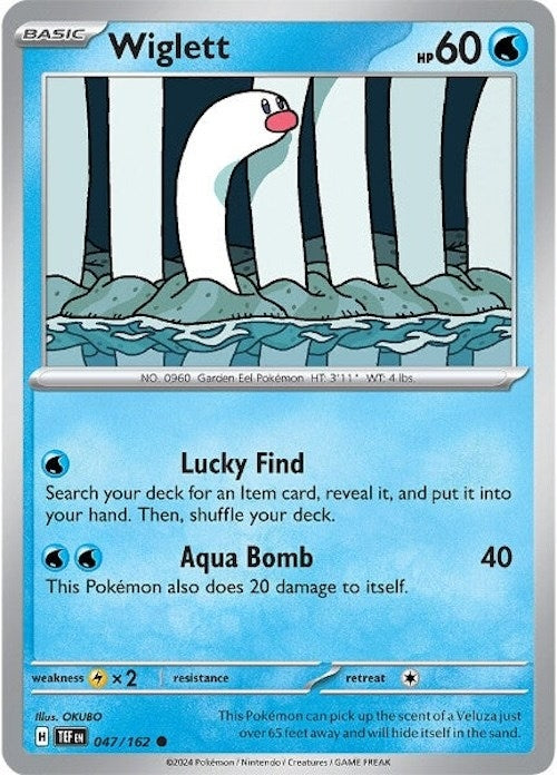 Image for Wiglett (047/162) (TEF) - Pokemon
