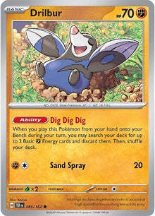 Image for Drilbur (085/162) (TEF) - Pokemon