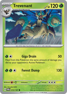 Image for Trevenant (013/167) (TWM) - Pokemon