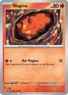 Image for Slugma (028/167) (TWM) - Pokemon